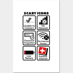 SCARY ICONS Posters and Art